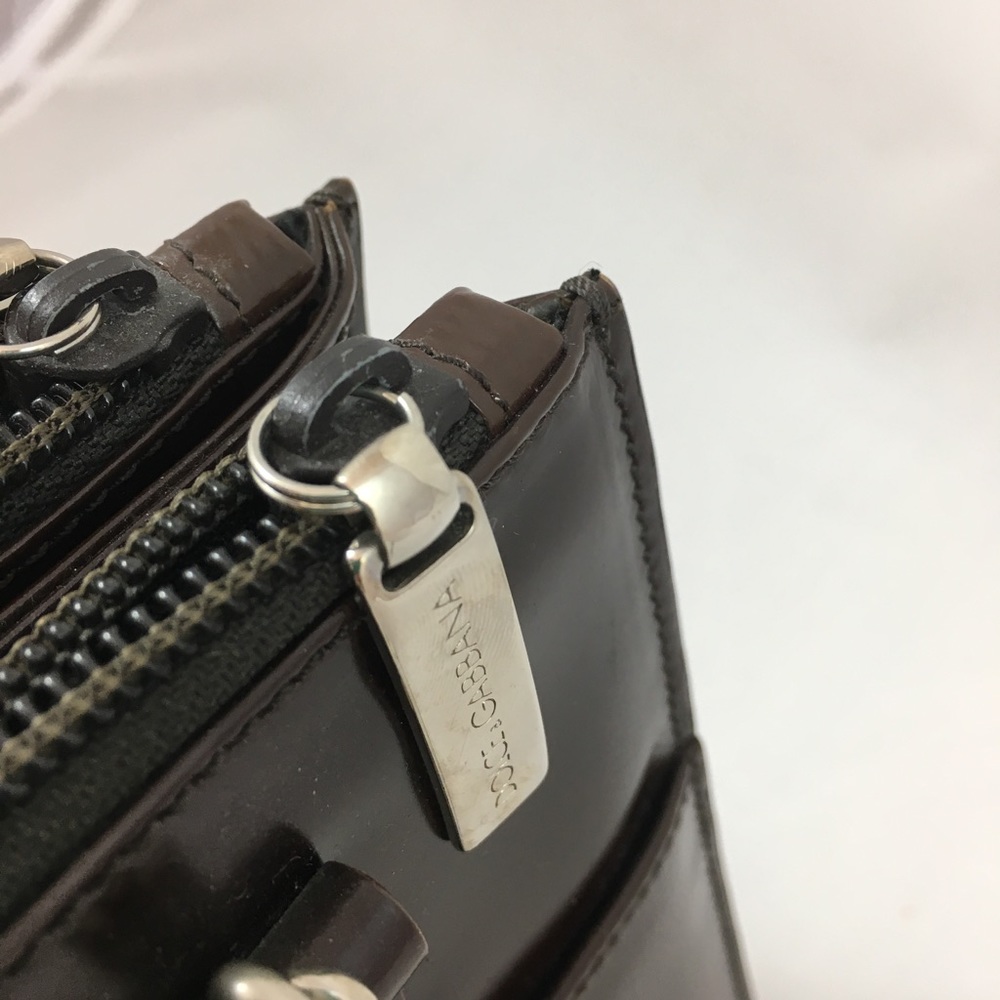 Dolce & Gabbana bag - brown leather w chain - Picture 8 of 8